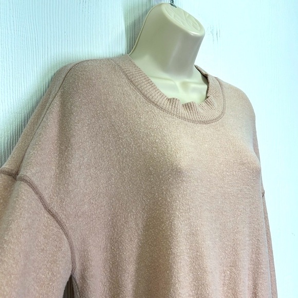 Free People - Beach Crewneck Pullover Long Balloon Sleeve Sweater Size XS - Picture 7 of 12